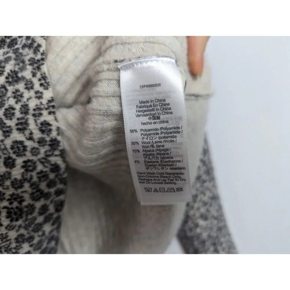 Madewell S Vintage Ditsy Cameron Ribbed Cardigan Sweater Coziest Yarn Boxy Top - Picture 12 of 13